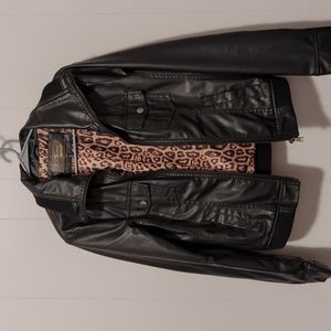Ci Sono Faux Leather Jacket